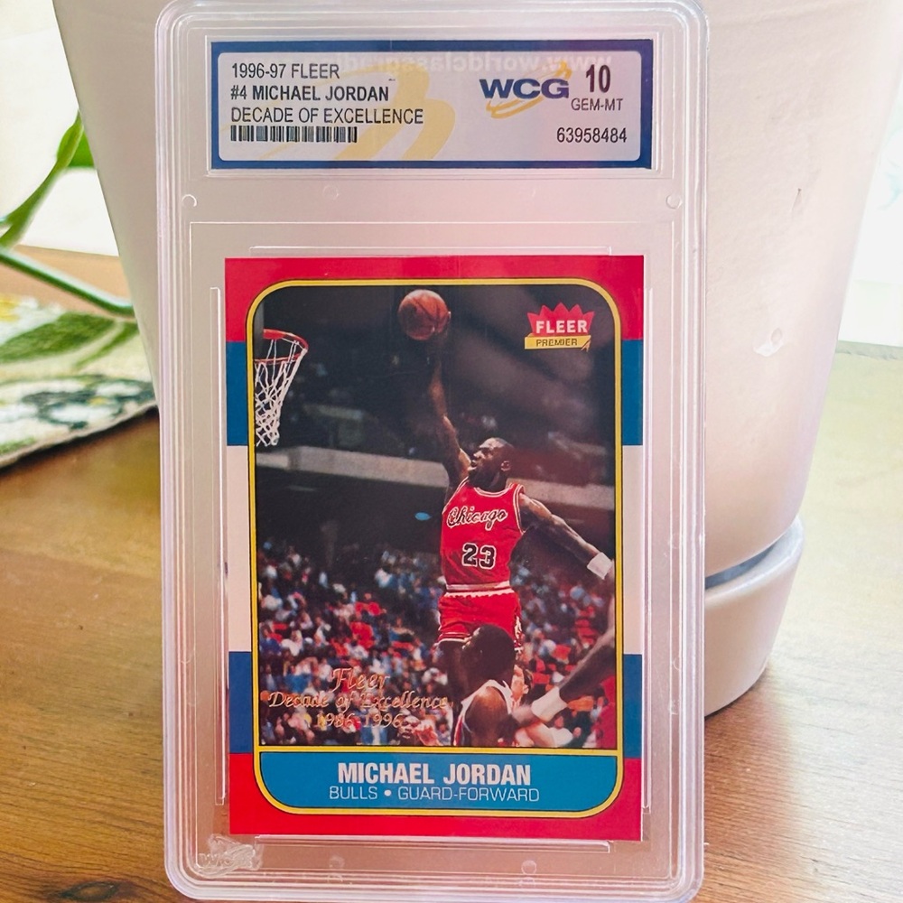 Michael jordan gem 10 card